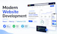 build a modern responsive website using react nextjs and tailwind CSS