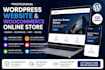 create a professional website and woocommerce