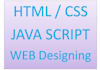 do your html / CSS / java script / jquery / php work