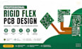 wearable rigid flex fpc schematic pcb design, rigid flexible pcb, rigid hdi pcb