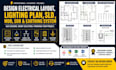 design electrical layout, lighting plan, sld, mdb sdb and earthing system
