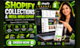 setup shopify collection filter mega menu smart  collections management