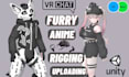 create edit 3d character vrchat vtuber vrchat  avatar furry avatar anime