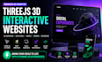 build threejs 3d animated interactive website with gsap scroll animations webgl