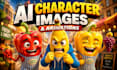 create ai character images and animations