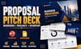 design proposal pitch deck business proposal deck startup pitch deck