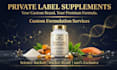 create a custom supplement formulation for your private label brand