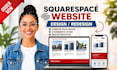 build squarespace website design redesign squarespace website development