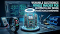 design wearable electronics, fitness tracker and bluetooth pcb