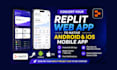 convert your replit web app to native android and ios mobile app