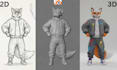 convert 2d to 3d design 3d logo custom 3d model  3d character for 3d printing