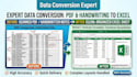 fast excel data entry copy paste from pdf to google sheets