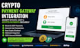 integrate crypto payment gateway, usdt, bitcoin, and crypto checkout