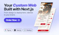 build your custom fullstack website with nextjs