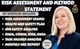 write professional method statements risk assessments and rams documents