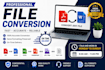 fast delivery and accurate file conversion services