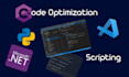 be your software developer and optimize code in visual studio code