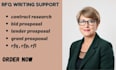 do rfq writing data validation sme support program support regulatory writng