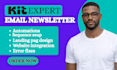setup convertkit newsletter email sequence kit landing page convertkit expert