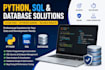 provide python, sql, and database solutions