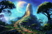 create fantasy environment concept art