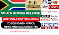 do press release distribution to south africa top media outlets