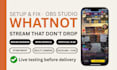 setup whatnot stream on obs and fix whatnot live streaming issues