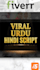 write viral hindi urdu youtube scripts
