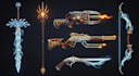 design unique weapons illustrations