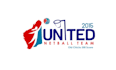 create netball team playing tournament logo