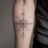 make custom minimal and geometric tattoo design