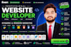 build a responsive website using python django