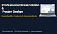 design professional canva presentation slides and academic posters