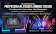 design stage lighting, 3d visualization and dmx programming for your event stage