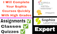 assist sophia learning courses