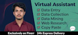 be your expert virtual assistant for data entry and web research