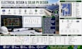 electrical design solar pv power lighting layout panel schedule load calculation