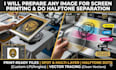 convert any image to screen printing ready and halftone
