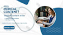 provide medical content writing