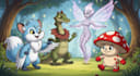 draw a full cartoon illustration