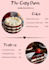 design a bakery menu