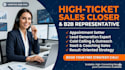 be your high ticket sales closer and b2b sales representative