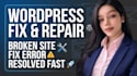fix wordpress issues and provide wordpress help