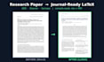 format and edit your scientific paper in latex
