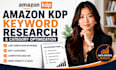 do amazon KDP keyword research and category optimization for your book