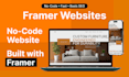 build a modern framer website