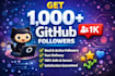 get you 1,000 github followers