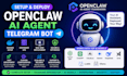 setup openclaw ai agent on docker, hostinger vps, mac mini and telegram bot