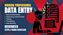 do data entry word typing virtual assistance