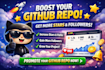 genuinely do github promotion github repository for more stars followers
